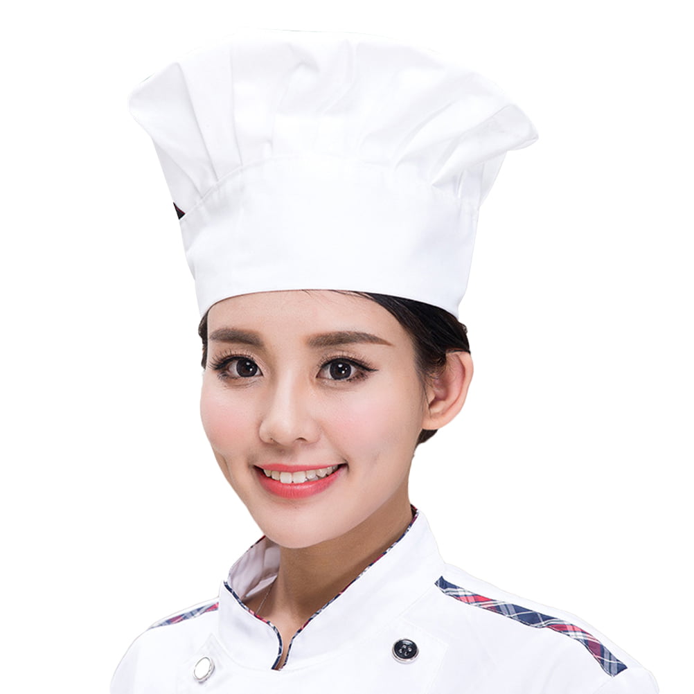 Trilby Hat Women Navy Blue Snood Lightweight Kitchen Restaurant Chefs Cap 