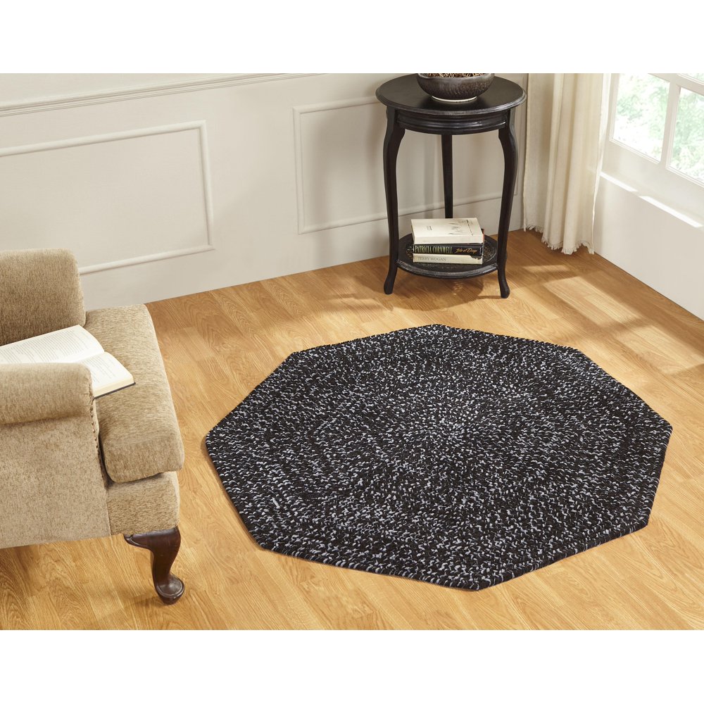 Better Trends Chenille Tweed Braid Reversible Indoor Area Utility Rug