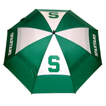 Team Golf 22369 Michigan State University 62 in. Double Canopy Umbrella