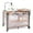 Beige, variant on JOYMOR 5 in 1 Bedside Bassinet with Changing Table, Bedside Crib, Playpen for Unisex Infant
