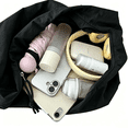 thumbnail image 3 of Tanyzvel Women's Nylon Hobo Shoulder Bag, Expandable Casual Tote Purse with Drawstring, 3 of 5