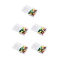 thumbnail image 3 of VONKY 35pcs ABS Push Pin Set For Multicolor Paintings - Wide Application Durable And Convenient Thumbtacks colour mixture 5Set, 3 of 6
