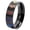 Black, variant on Unisex Stainless Steel Rainbow Chevron Arrow Pride Statement Rings High-Polish Colorful V Shape LGBT Band Minimalist Geometric Design Jewelry for Men Women Black Size 10