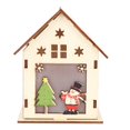 thumbnail image 2 of Decoración de cabaña de madera, linda mini cabaña luminosa, cabaña de madera, cabaña de madera, diseño de última generación, 2 of 10