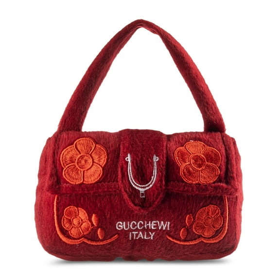 Dog Diggin Designs Runway Pup Collection | Unique Squeaky Parody Plush Dog Toys - Haute Couture Purses & Handbags