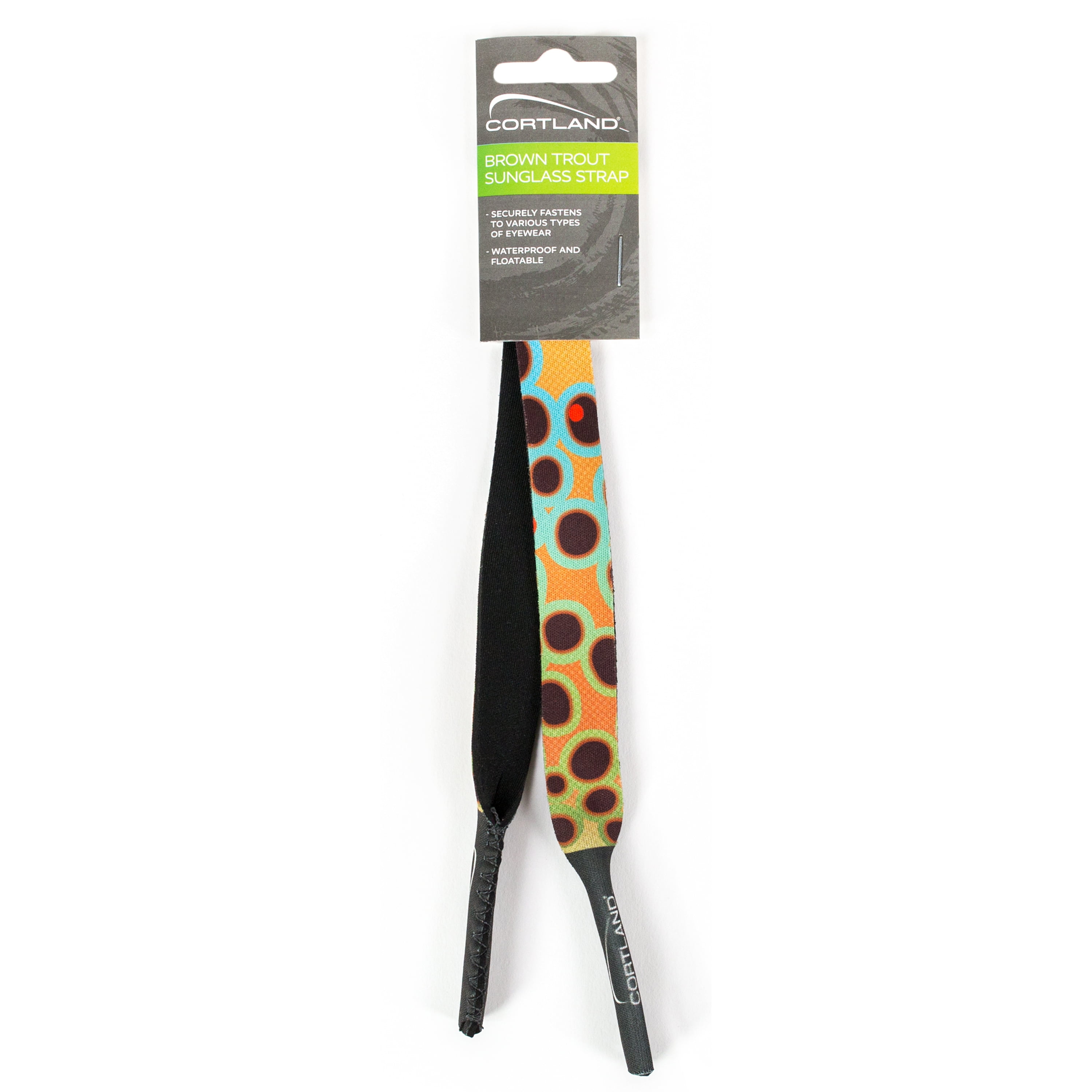 (2 pack) Cortland Fairplay Brown Trout Neoprene Sunglass Strap/Cord, 664371