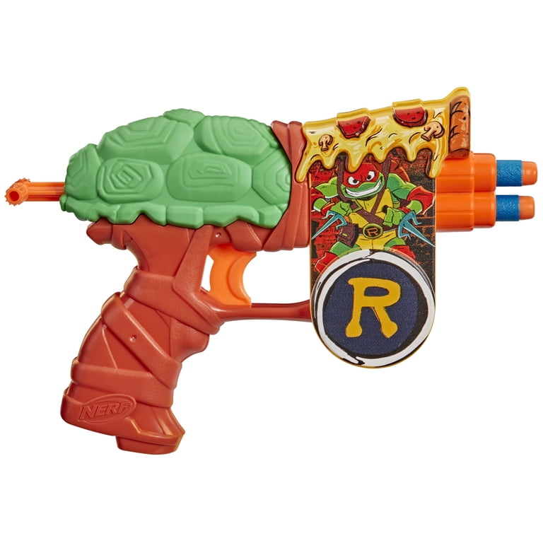 Nerf 4丁セット アタッチメント3つ入り Nerf Teenage Mutant Ninja Turtles Raphael Blaster, 4 Darts