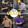 thumbnail image 3 of Premium Work/Casual Wear Shirt – Half Sleeve - 65/35 Blend – 6 oz (XL, Light Grey), 3 of 5