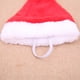 thumbnail image 4 of Inteprter Sombrero de Navidad Gorros para mascotas Tocado de perro de Navidad amigable con la piel con cuerda a prueba de viento Sombreros de Papá Noel Kits de decoración para fiestas Inteprter HA068323-00, 4 of 6