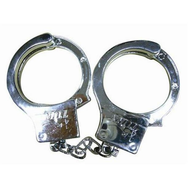 RG Costumes 65355 Plated Handcuffs Plastic