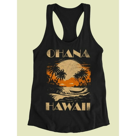 Ohana Sunset Lover Racerback Tank Women's -SelectDesign