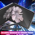thumbnail image 5 of Dteck Screen Film Protector with Case Cover for Samsung Galaxy Z Flip 3, 2 Count, 5 of 7