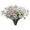 White, variant on UV Resistant Artificial Flowers Outdoor - 12 Bundles No Fade Flowers for Garden Porch Window Box Decor, All Weather Outdoor Decorations