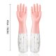 thumbnail image 3 of 1 Pair, Long Sleeve Rubber Gloves, Reusable Dishwashing Gloves, Kitchen Oven Pet Cleaning Gloves, 3 of 4