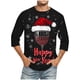 thumbnail image 1 of Blusas y camisas de manga larga con cuello redondo para hombre, blusa informal con cuello redondo y manga corta, blusa estampada de poliéster para hombre., 1 of 4
