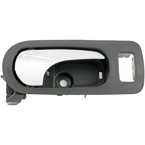 Dorman 81821 Front Passenger Side Interior Door Handle for Specific Buick Models, Chrome Lever; Black Housing