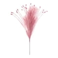 thumbnail image 3 of Faux Pampas Grass Artificial Velvet Plume - Gothic Style Fake Flower Reed for Festival Wedding Birthday Party Decor, Contemporary Interior Floor Decor for Home Living Room Bedroom, 24.4in, Pink, 3 of 6
