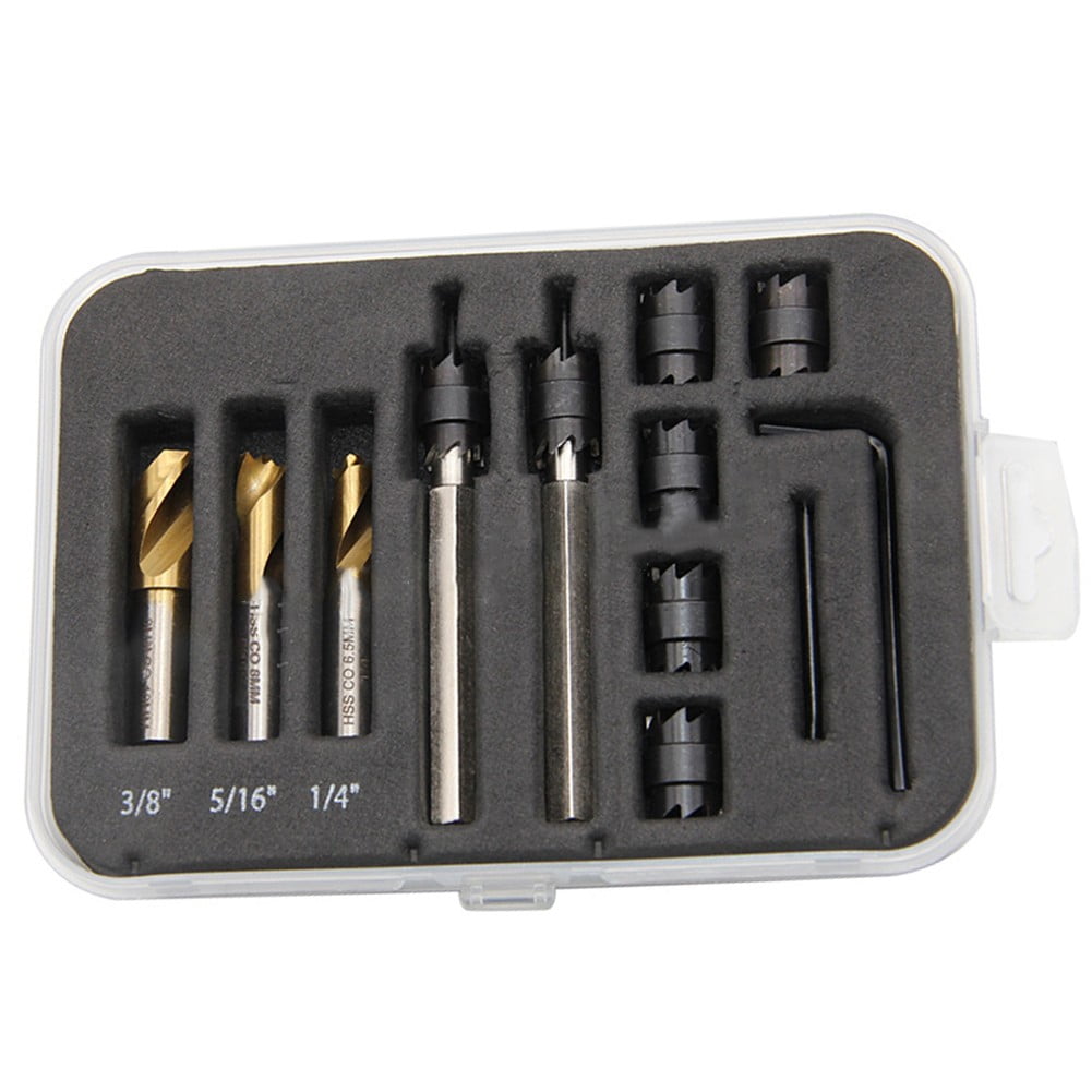 13pcs 6.5mm 8mm 10mm HSS Spot-Weld Cutter Welding Drill Bit Countersink Bit