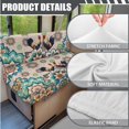 thumbnail image 4 of SCRAWLGOD Rooster Boho Mandala Print RV Dinette Cushions Covers Stretch Replacement RV Dinette Booth Seat Cover Non Slip 2 Piece Set Camper Cushion Slipcover, 4 of 8
