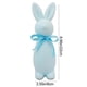 thumbnail image 3 of Decoraciones de Pascua, Adornos de Pascua, Regalos de Pascua Figura de conejo de pie con lazo flocado con temática de Pascua Adornos de espuma, 3 of 7