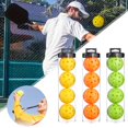 thumbnail image 4 of Pickleball Hanging Bucket Four Pack 40 Hole Pickleball 74Mm Injection Molded Pickleball Club Practice Pickleball, 4 of 7