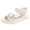 White, variant on REDARER Children Shoes Thick Sole Sandals Soft Sole Comfortable Princess Sandals,5-5.5 Years