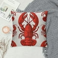 thumbnail image 2 of Red Lobster Print Print Decor Throw Pillows Covers Soft,Bedding Pillow Cases for Couch and Sofa Home Gifts, 2 of 5