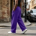 thumbnail image 3 of Evdexr Baggy Sweatpants Mens Wide Leg Drawstring Joggers 2026 Breathable Outdoor Back To School Slacks Open Bottom Elastic Vintage Pants with Pockets M, 3 of 6