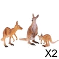 thumbnail image 1 of 2x Animales Salvajes Modelo de Acción Juguete Figura de Adornos de Mesa para El Hogar 2 piezas, 1 of 8