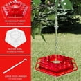 thumbnail image 5 of 4-Pack 12 Ounce Hummingbird Feeder – 30 Port with Perch & Built-In Ant Moat, 5 of 8