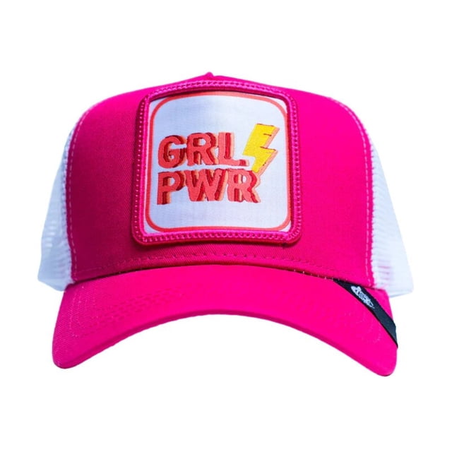 Gorra Visera curva con malla y ajustador Pook Frase Girl Power