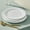 S/4 salad plates, variant on Pacifica Home Bone China Modern White Porcelain Dinnerware Set, Service for 4, Chip & Scratch Resistant, Dishwasher & Microwave Safe