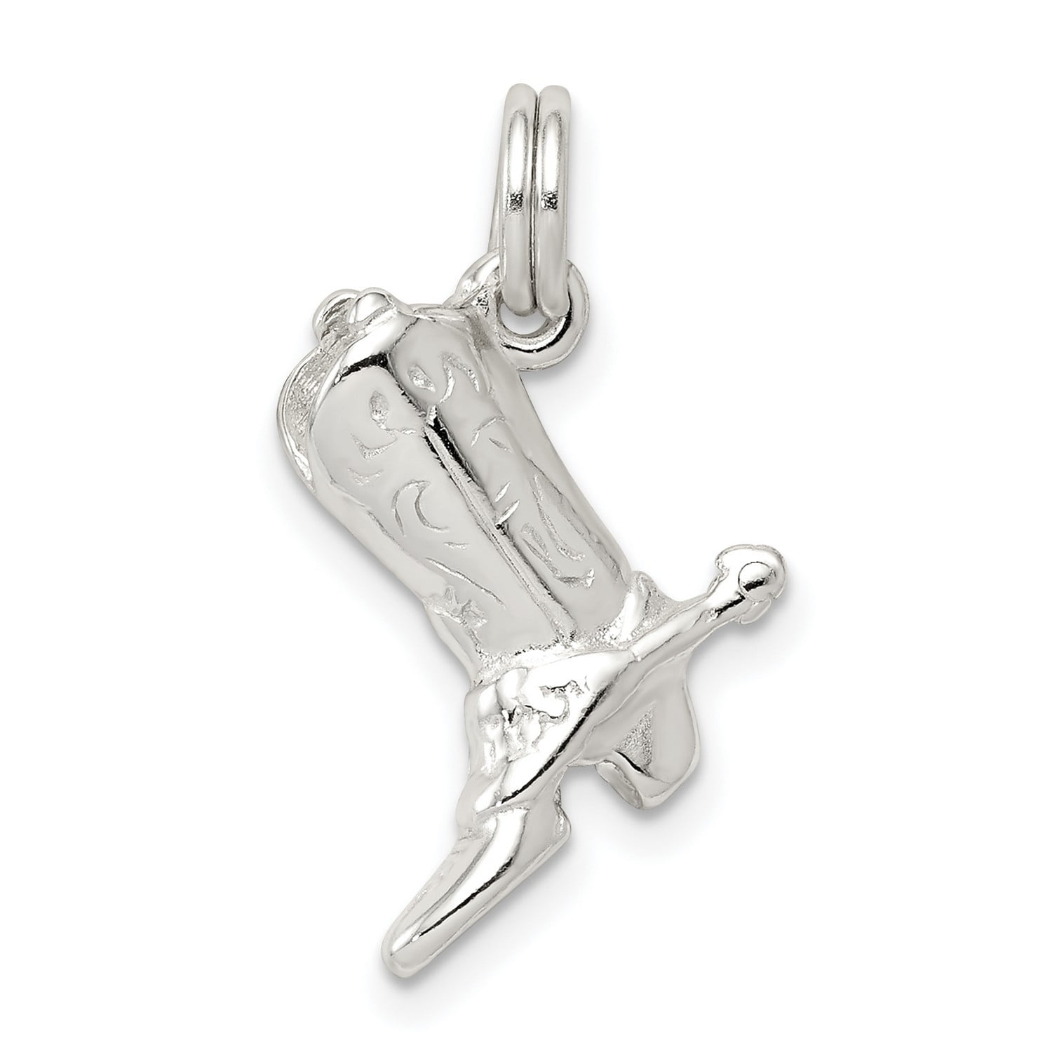 925 Sterling Silver Spur Charm