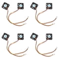 thumbnail image 1 of 8 Pcs 3 Pin 40mm Square PC Computer Cooling Fan DC 12V Black, 1 of 4