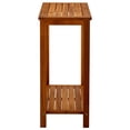 thumbnail image 2 of vidaXL Garden Console Table 80x35x75 cm Solid Acacia Wood, 2 of 5
