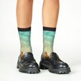 thumbnail image 4 of Rateoe Starfish And Seashell On The Beach Pattern Children's Socks, Socks Gifts ,kids Crew Soft Cotton Socks , Moisture-Wicking, Durable, Ideal for Daily Wear & Sports, 4 of 5