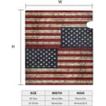 thumbnail image 4 of Patriotic Mailbox Cover, USA Flag On The Wall Letter Box Cover Magnetic Mail Wraps Post Garden Decorations 21x18 in, 4 of 6