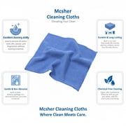 Mcsher 6 Pack Microfiber Cleaning Cloths 6x7 Inch for Eyeglasses Lens Screen VR Headset