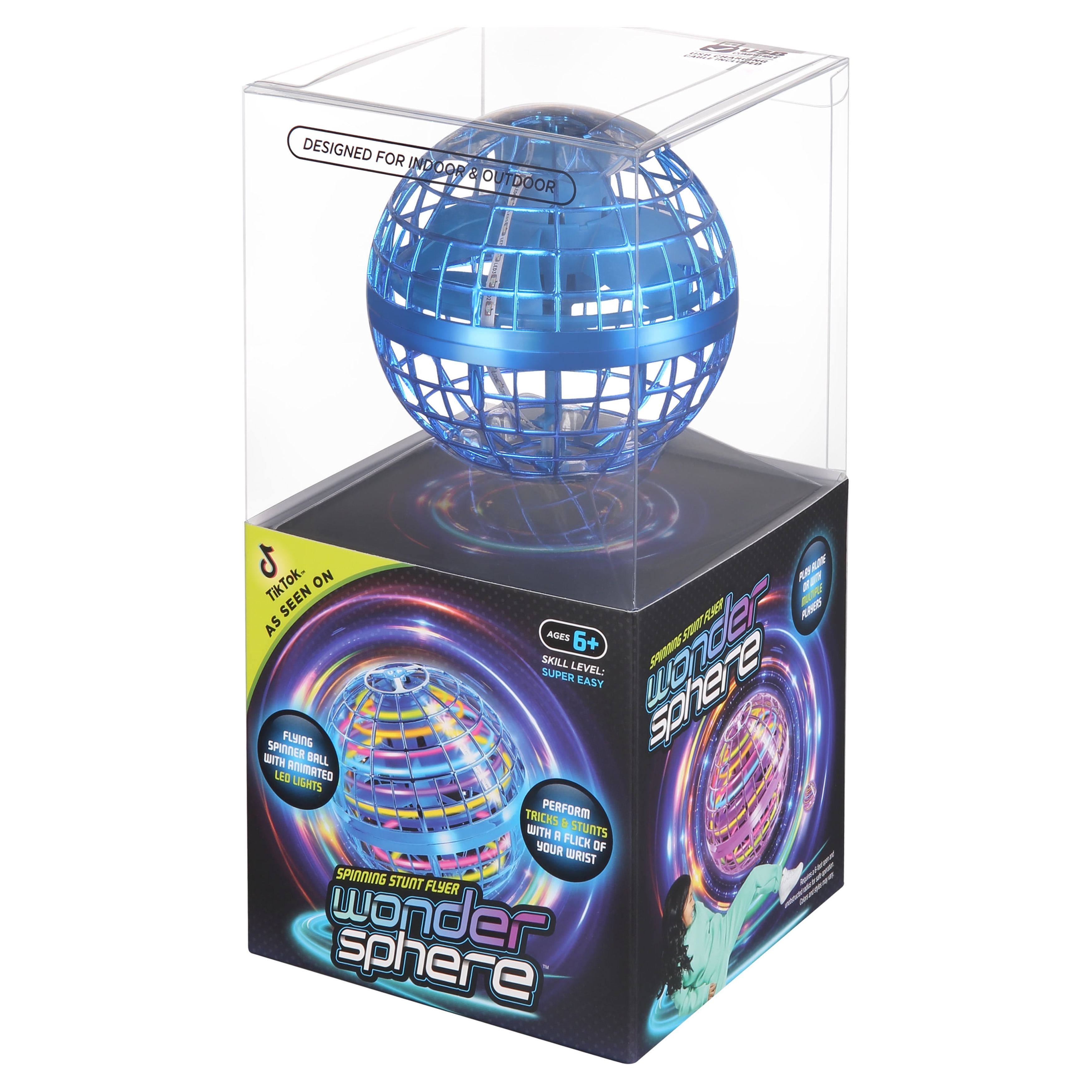 Wonder Sphere Magic Hover Ball- Blue Color- Skill Level Easy- STEM Certified - image 3 of 10