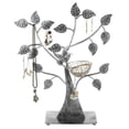 thumbnail image 7 of MyGift Silver Metal 48-pair Earring Holder, Jewelry Tree with Bird Nest, 7 of 7