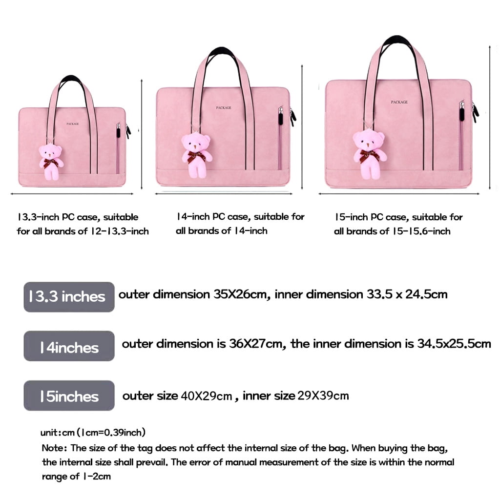 Laptop Bag for Women Men 15.6 Inch Laptop for Case Computer Bag Work Shoulder Bag PU Handbag 13'' 14'' 15.6''