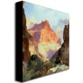 thumbnail image 2 of Trademark Fine Art "Under The Red Wall" Canvas Wall Art by Thomas Moran, 2 of 5