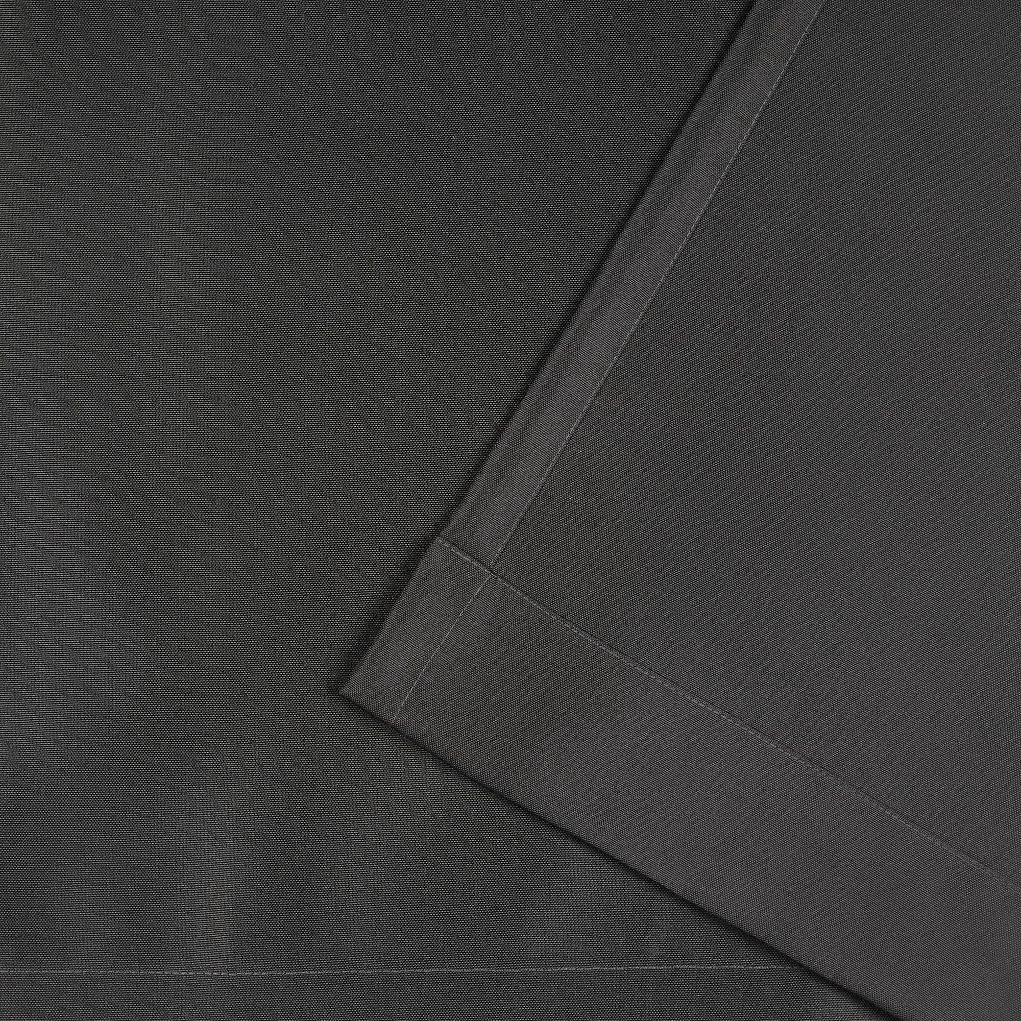 Exclusive Home Curtains Indoor/Outdoor Solid Cabana Tab Top Curtain Panel Pair, 54x84, Charcoal