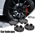 thumbnail image 3 of Visland 4 Pcs Hubcaps 58mm Outer Diameter 56mm Inner Diameter Car Wheel Center Hub Caps Easy Install Universal Tire Rim Cap Covers, 3 of 8