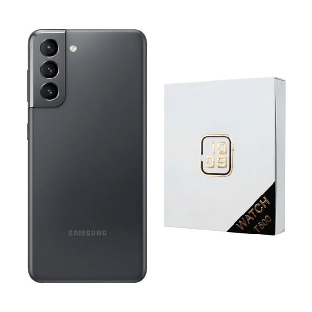 Samsung S21 128GB Reacondicionado Gris + Reloj Genérico Samsung Galaxy S21