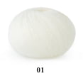 thumbnail image 1 of Xiao Hua Hilo acrílico de felpa suave y elegante para hacer pelo de muñecas, tejer a ganchillo y fieltrar con aguja | Bobinas de pelo rizado de lana de oveja cardada, mecha (100 g, A132), 1 of 5