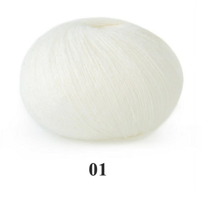 Xiao Hua Hilo acrílico de felpa suave y elegante para hacer pelo de muñecas, tejer a ganchillo y fieltrar con aguja | Bobinas de pelo rizado de lana de oveja cardada, mecha (100 g, A132)