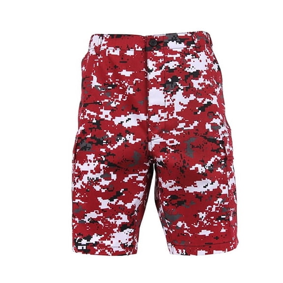 (Price/PR)Rothco 7085 Camo BDU Shorts-Red Digital Camo-S