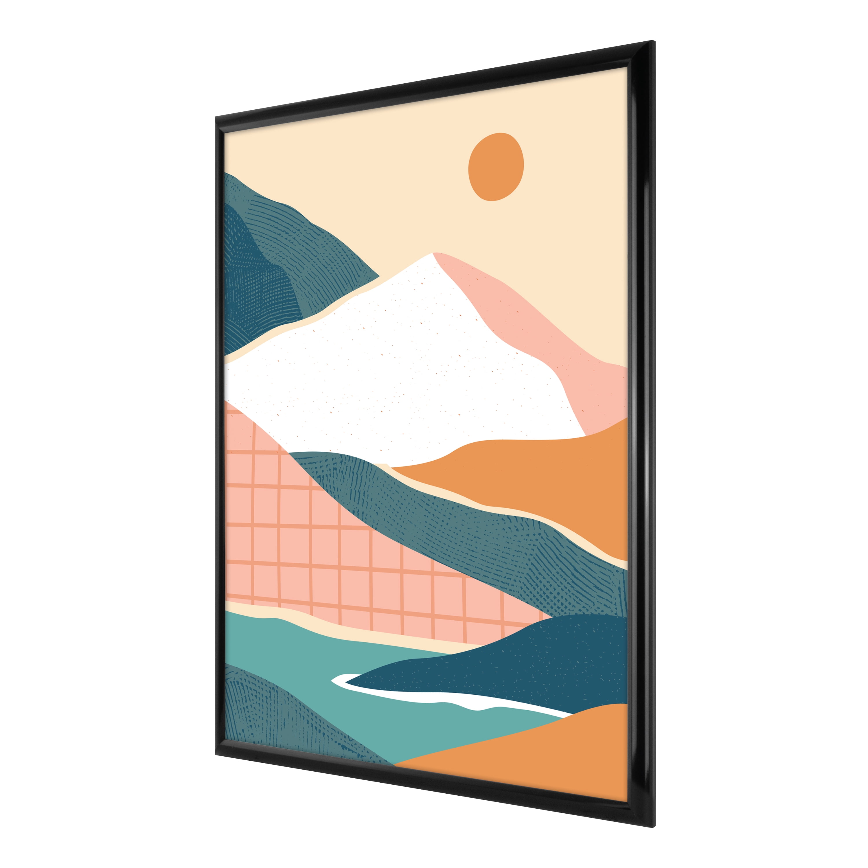 Mainstays – 22x28 Picture Frame – Black Rounded Profile Wall Photo Frame