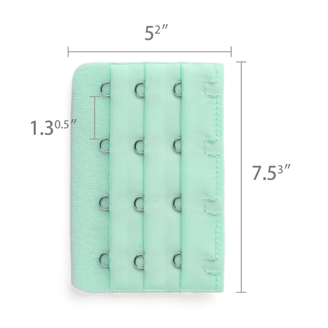 Unique Bargains Ladie's Bra Extender Strap Band Extension 3 Rows 4 Hooks
